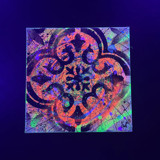 5d Love Portal Canvas - Original Painting - 10"x10"x3/4"