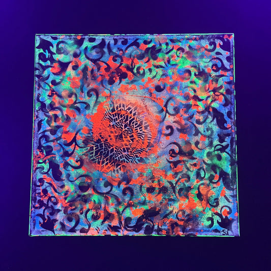 14"x14"x3/4" Love Portal Canvas