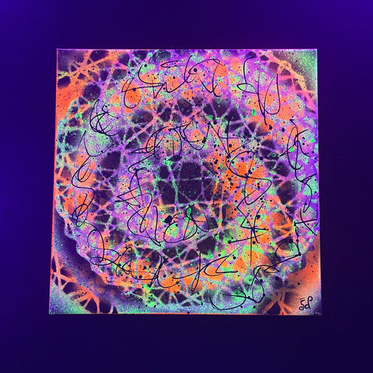 5d Love Portal Canvas Painting - 14"x14"x5/8"