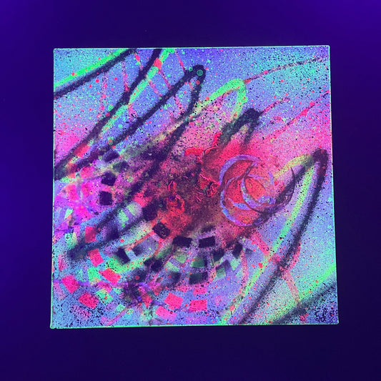5d Love Portal Canvas Painting - 14"x14"x3/4"