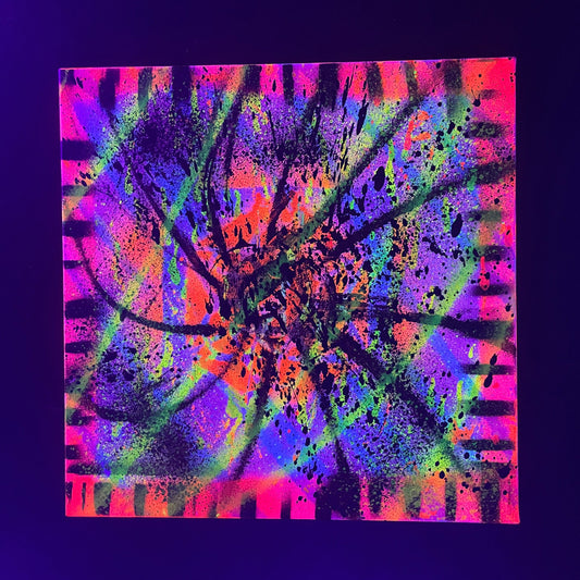 5d Love Portal Canvas - Original Painting - 14"x14"x3/4"