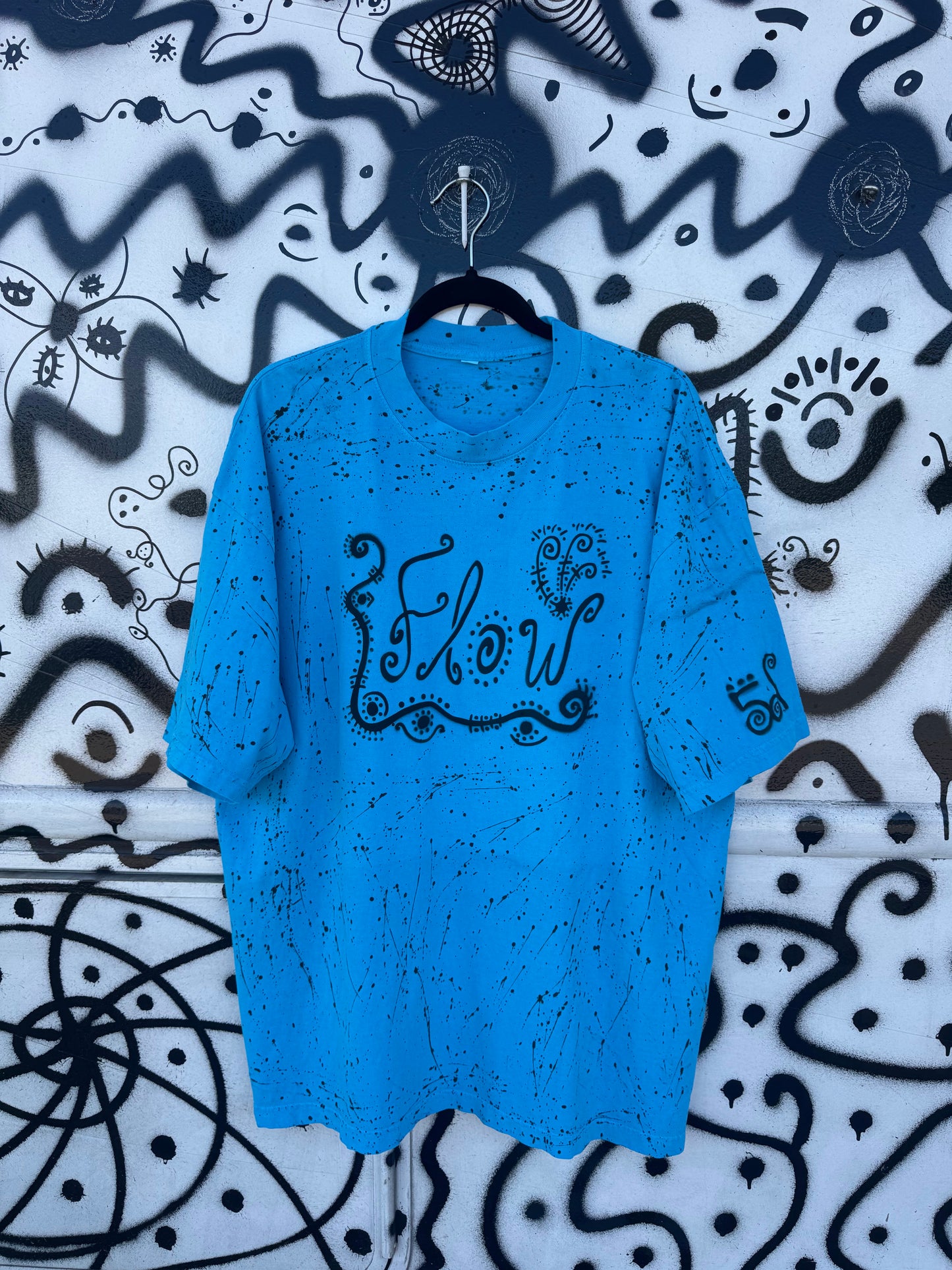 FLOW | Neon Blue Tee
