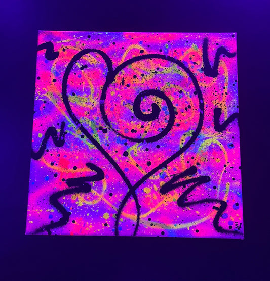 Love Vibration - 20" x 20" x 3/4" Love Portal Canvas