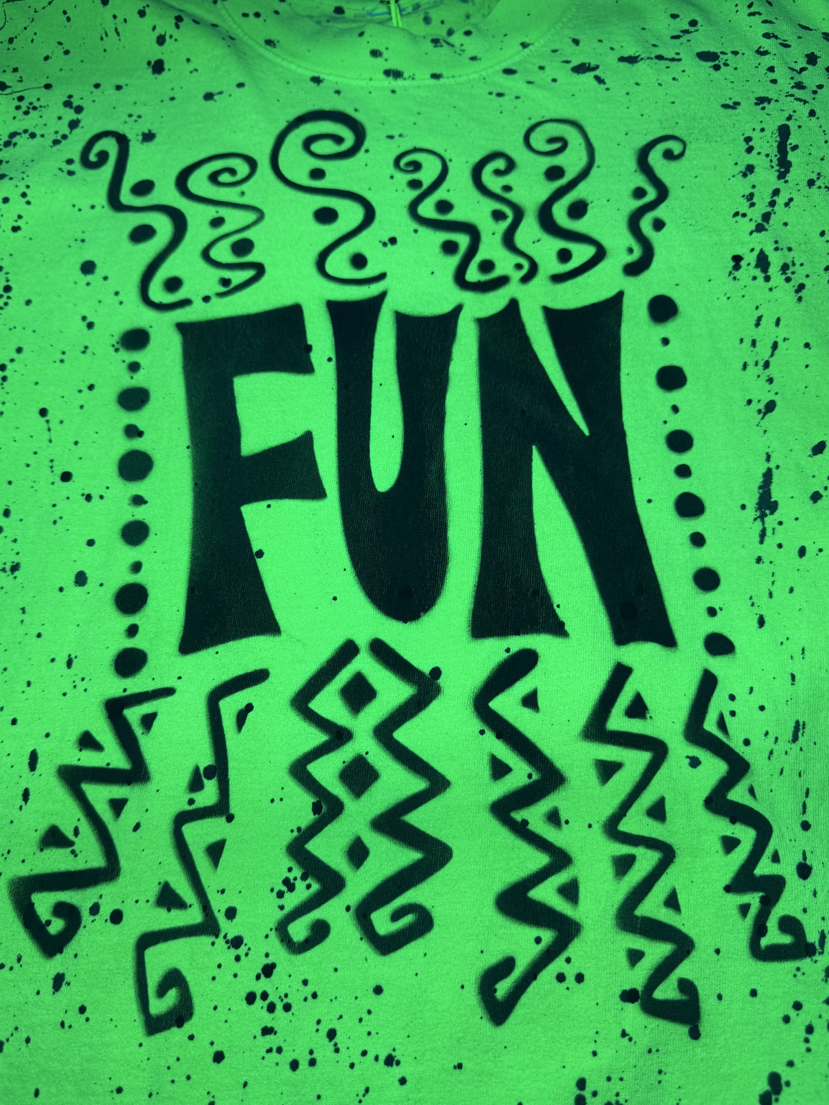 FUN | Neon Green Transmission Tee